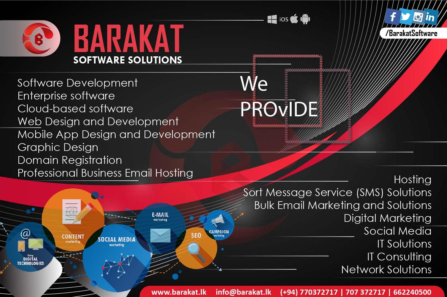 Web Side Banner/Barakat Software Solutions
